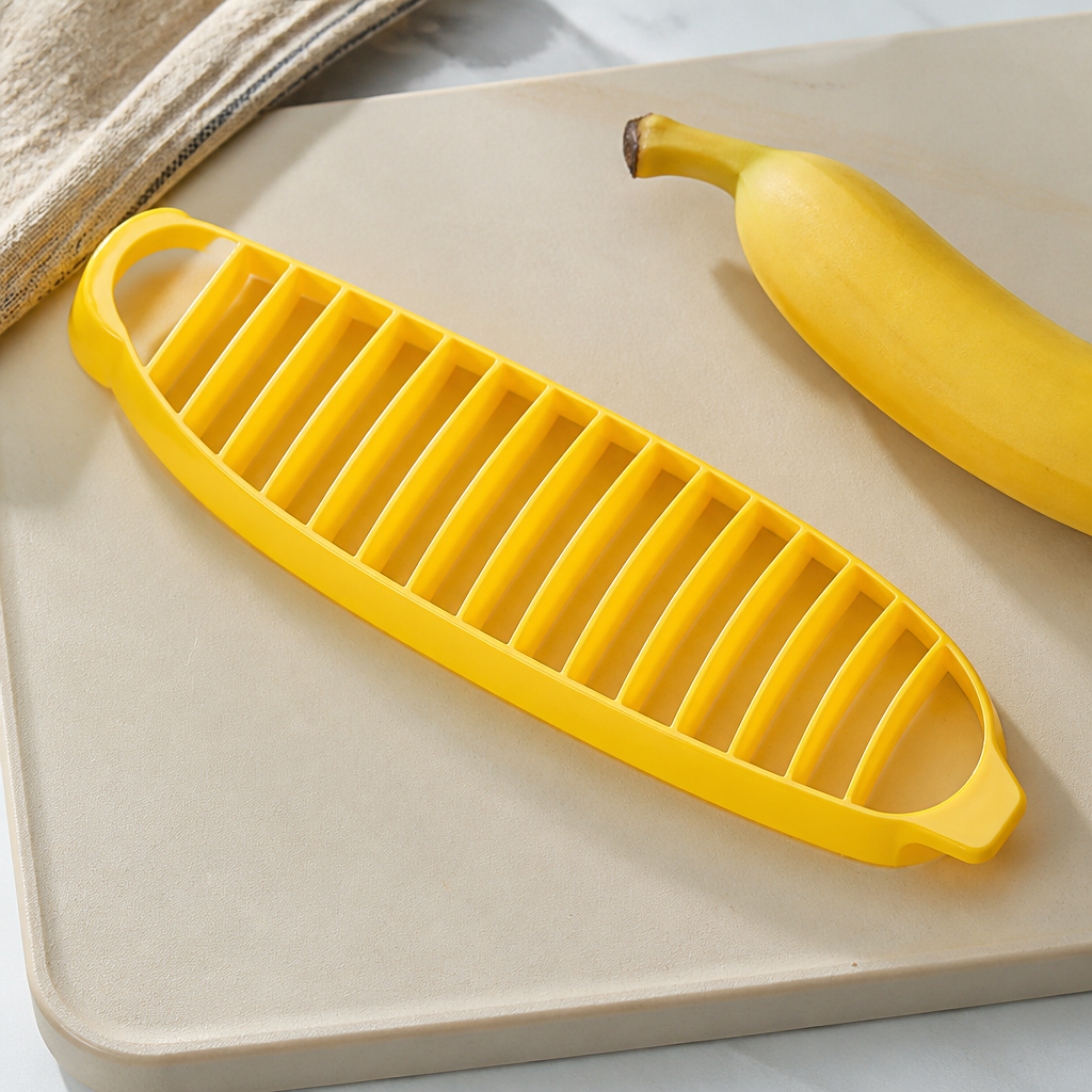 A yellow banana slicer