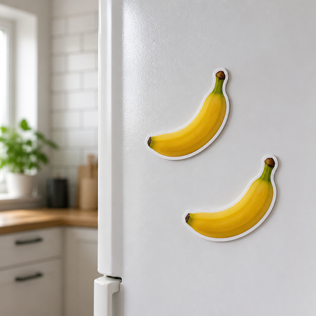 Banana fridge magnets