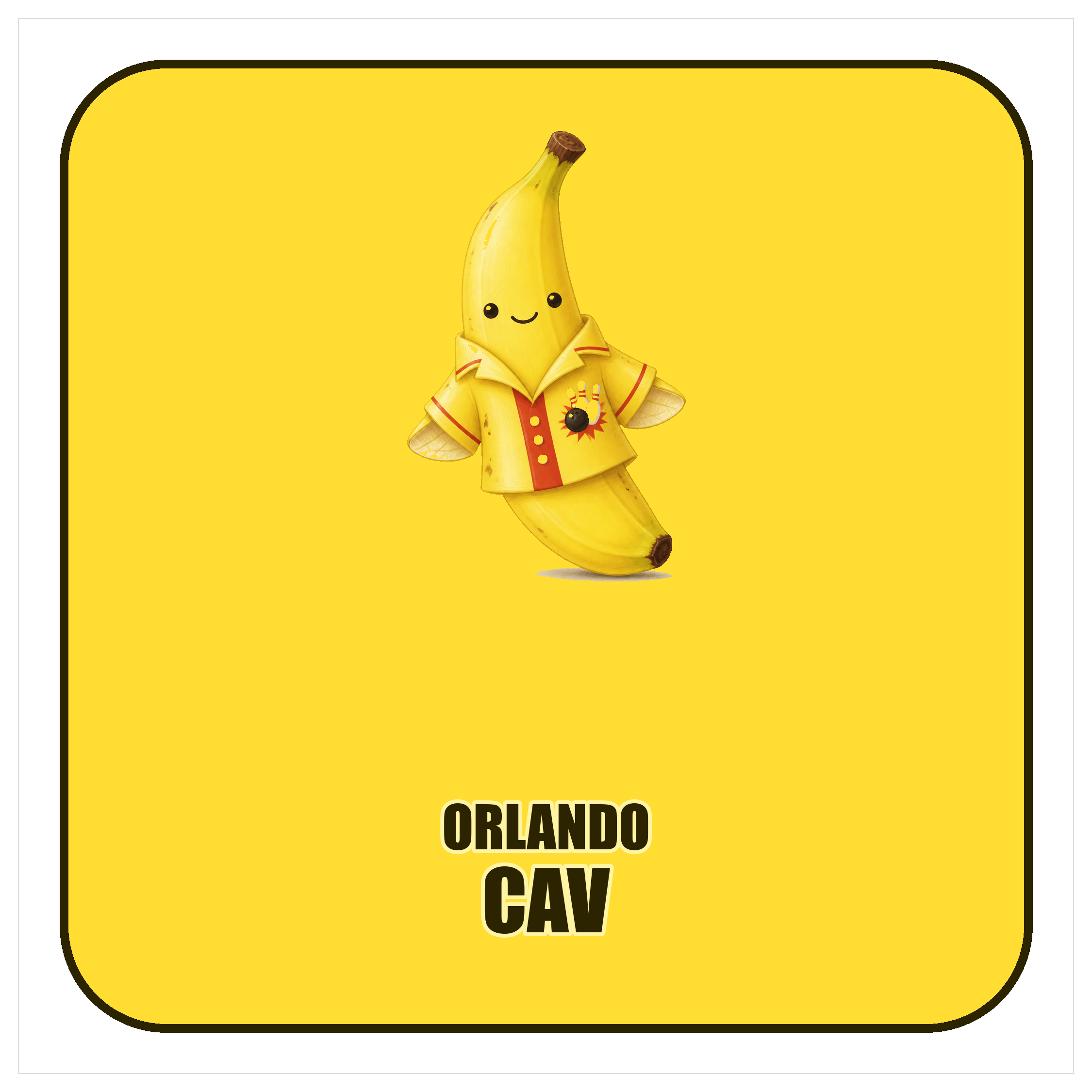 Cav Orlando fridge magnet